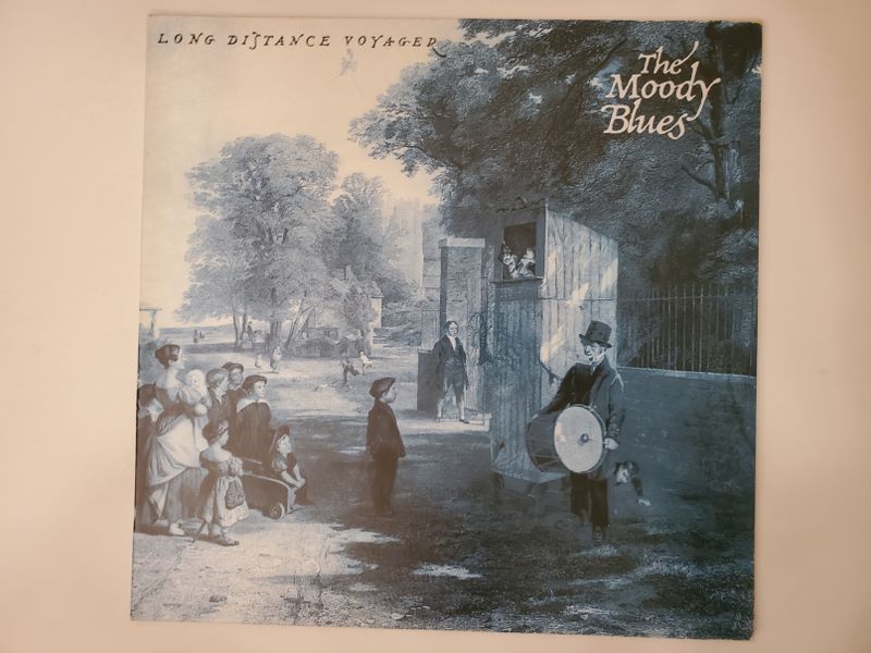 The Moody Blues Long Distance Voyager vinyl record
